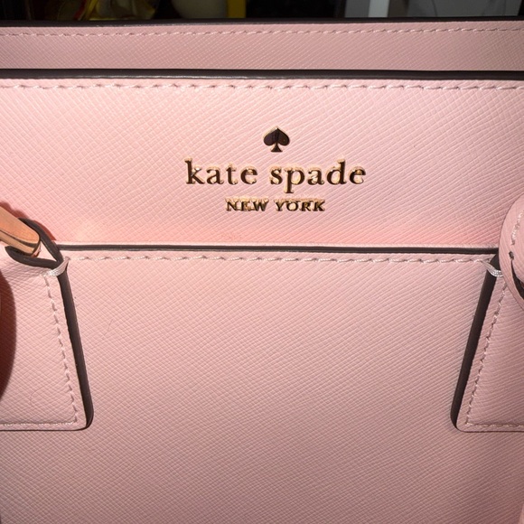 Like New ✨🩷 Kate Spade Cameron Medium Satchel Crossbody - Pink Saffiano Leather - Picture 5 of 13